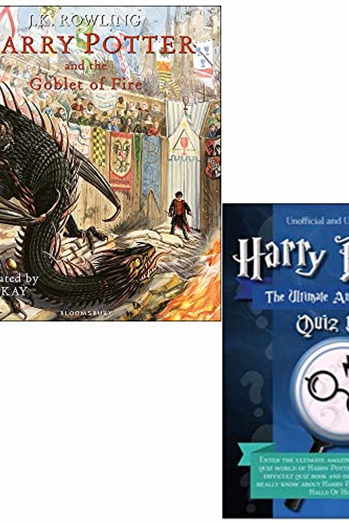 Cover Art for 9789123938476, Harry Potter and the Goblet of Fire: Illustrated Edition (Harry Potter Illustrated Edtn) & Unofficial Harry Potter - The Ultimate Amazing Complete Quiz Book 2 Books Collection Set by J.k. Rowling, Iota