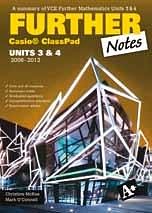Cover Art for 9780170190794, A+ Further Notes (CAS) VCE Units 3 and 4 Casio Classpad WBCD by Christine McRae, Dr. Mark O'Connell