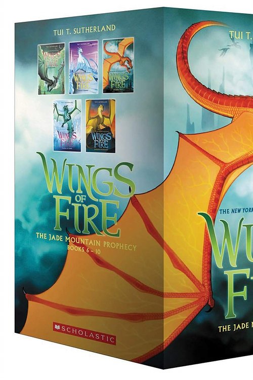 Cover Art for 9781338598896, Wings of Fire Set, the Jade Mountain Prophecy: Moon Rising / Winter Turning / Escaping Peril / Talons of Power / Darkness of Dragons by Tui T. Sutherland