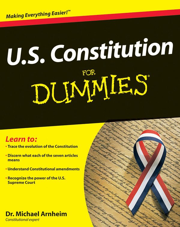 Cover Art for 9780470543009, U.S. Constitution For Dummies by Michael Arnheim