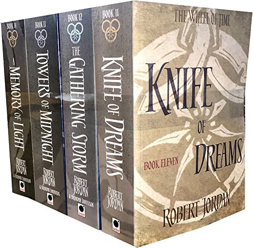 Cover Art for 9789526529448, Robert Jordan The Wheel of Time Collection 4 Books Set Series 3 (Book 11-14) (Knife Of Dreams, The Gathering Storm, Towers Of Midnight, A Memory Of Light) by Robert Jordan, Brandon Sanderson