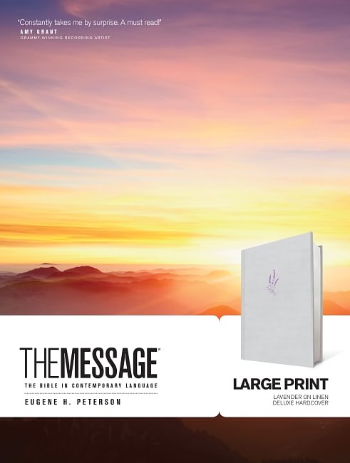 Cover Art for 9781641581233, The Message Large Print: The Bible in Contemporary Language by Eugene H Peterson