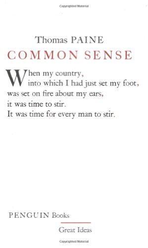 Cover Art for 9780143036258, Common Sense by Thomas Paine