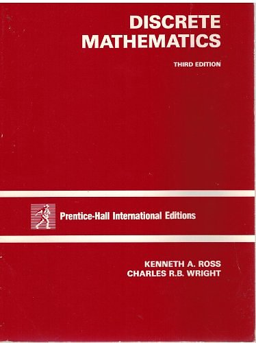 Cover Art for 9780132182072, Discrete Mathematics by Kenneth Allen Ross, Charles R.b. Wright