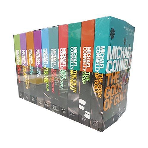 Michael Connelly Collection 10 Books Set (The Gods of Guilt,The Drop,The Fifth Witness,Nine Dragons,The Scarecrow,The Lincoln Lawyer, Void Moon,The Poet, The Concrete Blonde,The Black Echo)