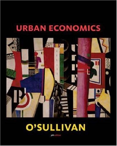 Cover Art for 9780073375786, Urban Economics by O'Sullivan, Arthur