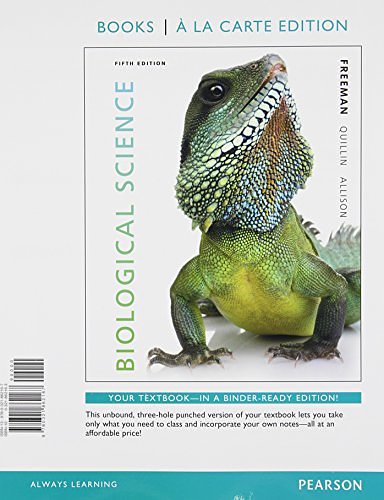 Cover Art for 9780321862167, Biological Science by Scott Freeman