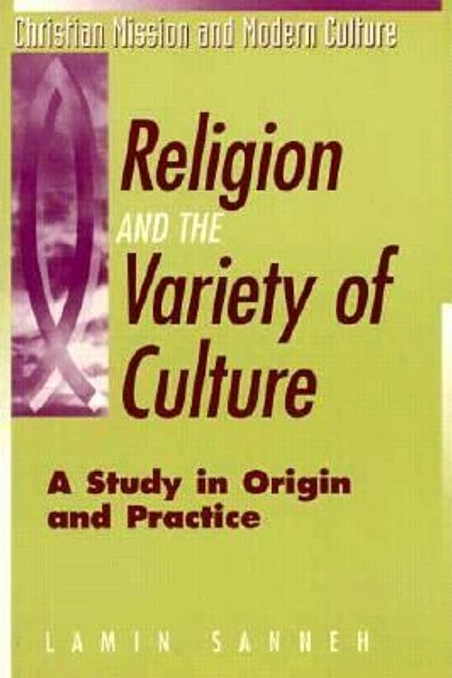 Cover Art for 9781563381669, Religion and the Variety of Culture by Lamin Sanneh
