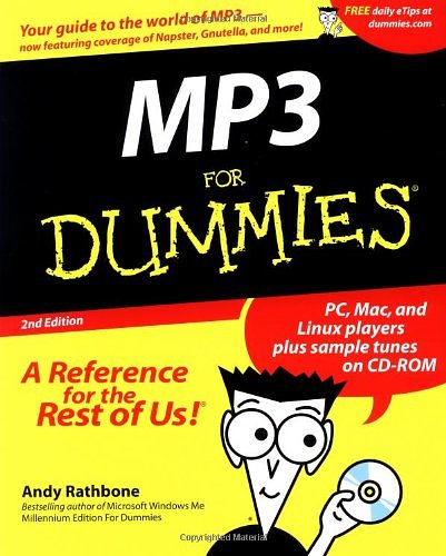 Cover Art for 9780764508585, MP3 for Dummies by Andy Rathbone