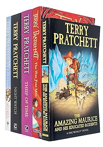 Cover Art for 9789124145651, Terry Pratchett Discworld Novels Series 5 Books Collection Set (The Amazing Maurice and his Educated Rodents, The Wee Free Men, Thief Of Time, Night Watch, The Last Hero) by Terry Pratchett