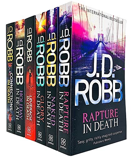 JD Robb In Death Series 1-4 Books Collection Set (Naked In Death, Glory In Death, Immortal In Death, Rapture In Death)
