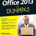 Cover Art for 9781118497159, Office 2013 For Dummies by Wallace Wang