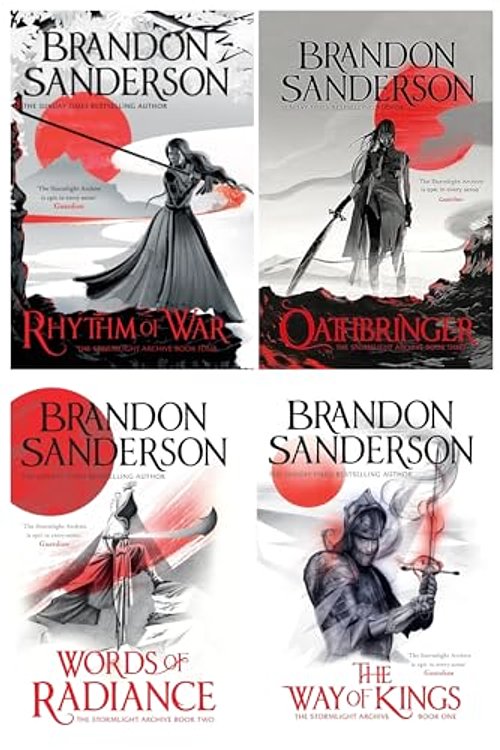 Cover Art for 9780678463994, Brandon Sanderson The Stormlight Archive Series 4 Books Collection Set (The Way of Kings, Words of Radiance, Oathbringer, Rhythm of War) by Brandon Sanderson