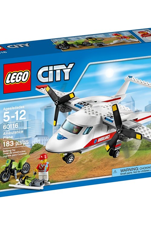 Cover Art for 5702015594776, Ambulance Plane Set 60116 by Lego