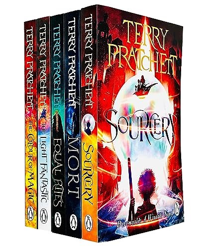 Cover Art for 9789124276737, Terry Pratchett Discworld Novels Series 1 - 5 Books Collection Set (The Colour Of Magic, The Light Fantastic, Equal Rites, Mort, Sourcery) by Terry Pratchett