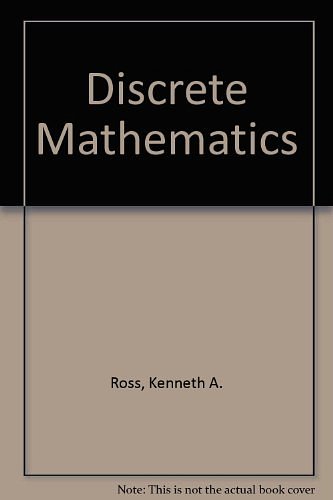 Cover Art for 9780132157162, Discrete Mathematics by Kenneth Allen Ross