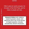 Cover Art for 9780984536146, Mein Kampf (Student's & Teacher's Classroom Edition) by Adolf Hitler