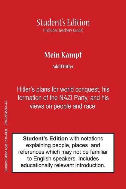 Cover Art for 9780984536146, Mein Kampf (Student's & Teacher's Classroom Edition) by Adolf Hitler