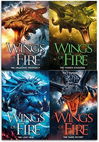 Cover Art for 9788729200642, Wings of Fire Collection Tui T. Sutherland 4 Books Set (The lost heir, The hidden kingdom, The dragonet Prophecy, The Dark Secret) by Tui T. Sutherland