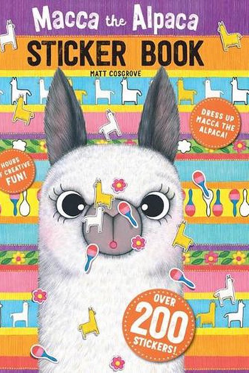 Cover Art for 9781760974527, Macca the Alpaca Sticker Book by Matt Cosgrove
