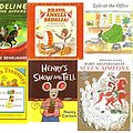 Cover Art for B00OV9AEV6, 8 Volumes of Weekly Readers: Madeline & the Gypsies, Bravo Amelia Bedellia!, Lyle At the Office, Tigger Comes to the Forest, a Porcupine Named Fluffy, Rebus Treasury: 44 Stories, Henry's Show & Tell, Seven Simeons by Ludwig Bemelmans, Parish Sweat, Waber, A A. Milne, Lester Musinger, Nancy Calrson, Artzybasheff, Highlights For Children