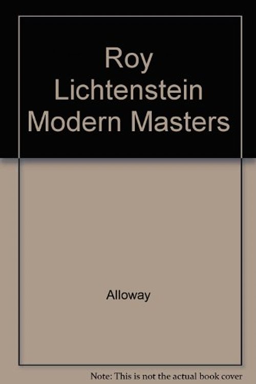 Cover Art for 9781558592537, Roy Lichtenstein by Alloway