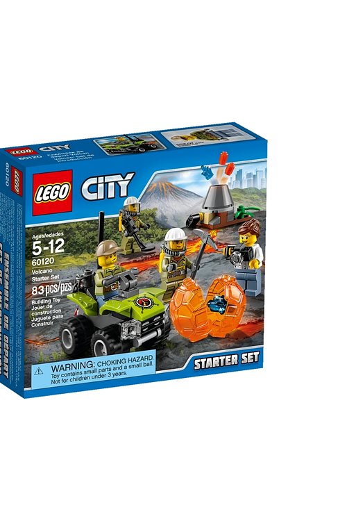 Cover Art for 5702015594813, Volcano Starter Set Set 60120 by LEGO