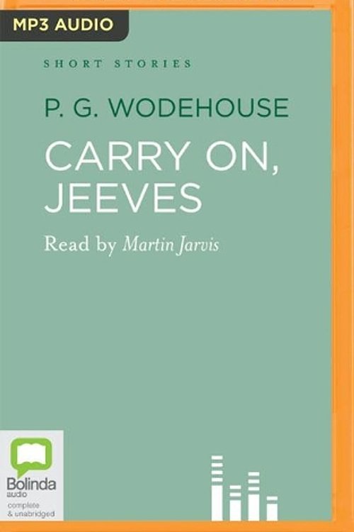 Cover Art for 9780655692393, Carry On, Jeeves by P G. Wodehouse