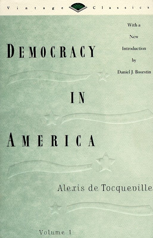 Cover Art for 9780679728252, Democracy In America Volume One by Alexis De Tocqueville