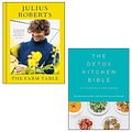 Cover Art for 9789124285036, The Farm Table By Julius Roberts & The Detox Kitchen Bible By Lily Simpson, Rob Hobson 2 Books Collection Set by Julius Roberts, Rob Hobson Lily Simpson