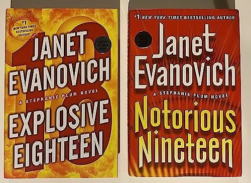2 Janet Evanovich Books! 1) Explosive Eighteen 2) Notorious Nineteen