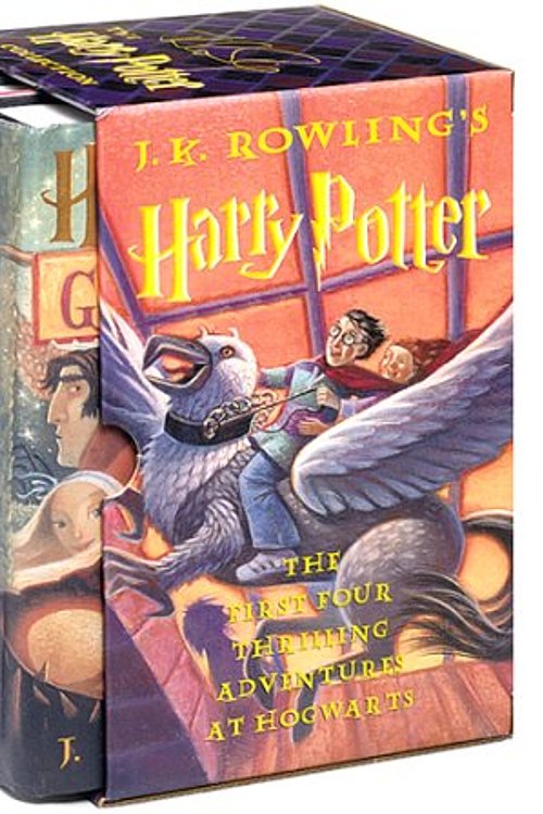 Cover Art for 9780439249546, Harry Potter Hardcover Boxed Set (Books 1-4) by J. K. Rowling