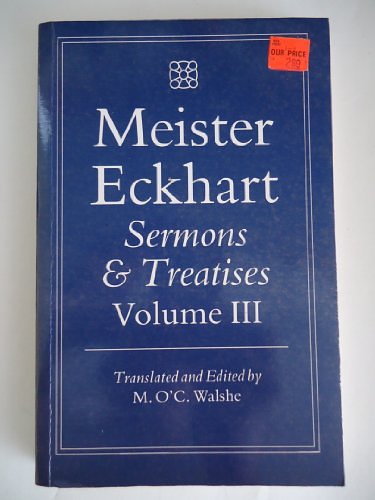 Cover Art for 9780906540978, Sermons and Treatises: v. 3 by Eckhart