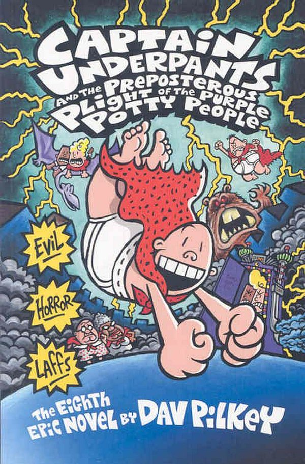 Cover Art for 9781407103600, "Captain Underpants" and the Preposterous Plight of the Purple Potty People by Dav Pilkey