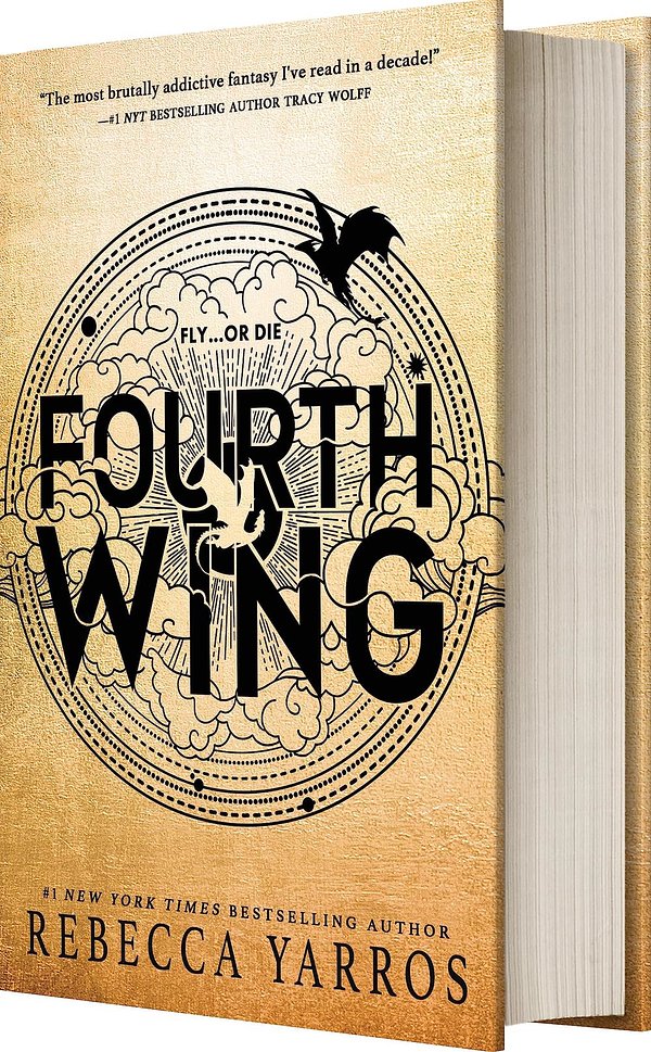 Cover Art for 9781649374042, Fourth Wing by Rebecca Yarros