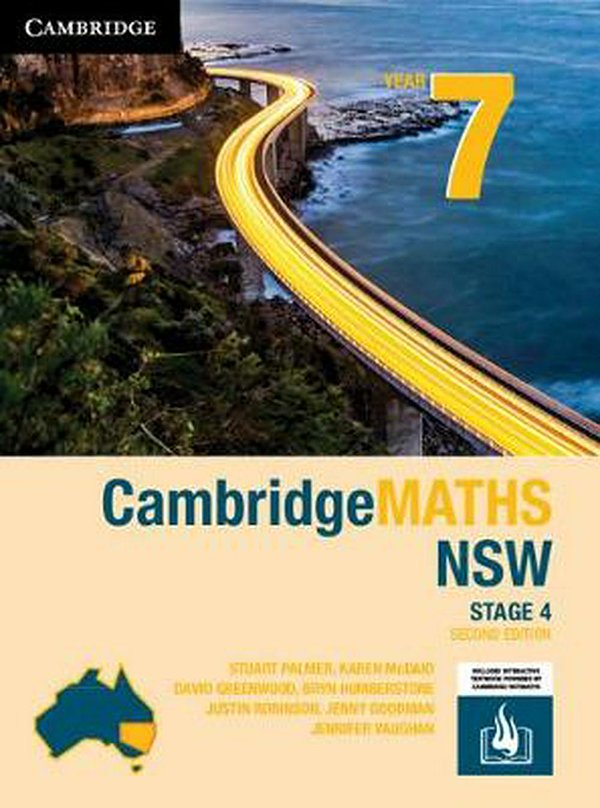 Cover Art for 9781108466219, Cambridge Maths Stage 4 NSW Year 7 by Stuart Palmer, Karen McDaid, David Greenwood, Bryn Humberstone, Justin Robinson, Jennifer Vaughan, Jennifer Goodman