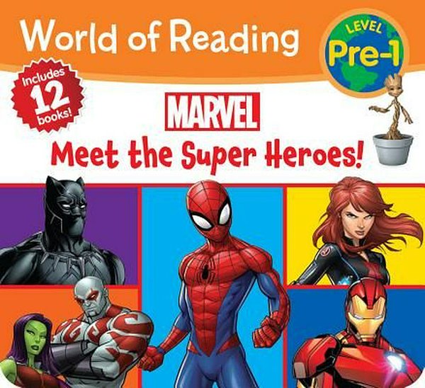 Cover Art for 9781368008525, World of Reading Marvel Meet the Super Heroes! (Pre-Level 1 Boxed Set) by Marvel Press Book Group