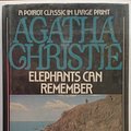 Cover Art for 9780816145454, Elephants Can Remember: Large Print (G.K. Hall Large Print Book Series) by Agatha Christie