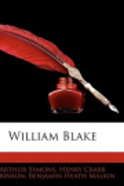 Cover Art for 9781142452322, William Blake by Arthur Symons