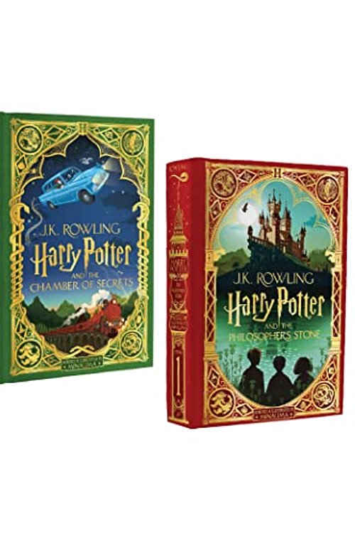 Cover Art for 9784772074766, Harry Potter Mina Lima Edition Series Collection 2 Books Set by J.K. Rowling (The Chamber of Secrets and the Philosopher’s Stone) by J.K. Rowling