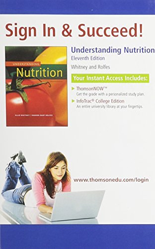 Cover Art for 9780495116769, Understanding Nutrition by Eleanor Noss Whitney