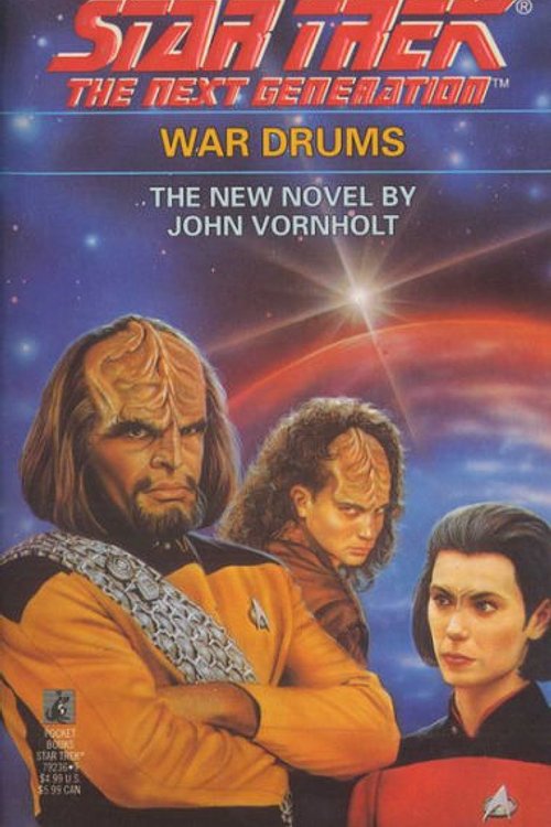 Cover Art for 9780671792367, War Drums (Star Trek The Next Generation, No 23) by John Vornholt