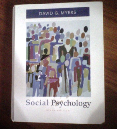 Cover Art for 9780072916942, Social Psychology by David G. Myers