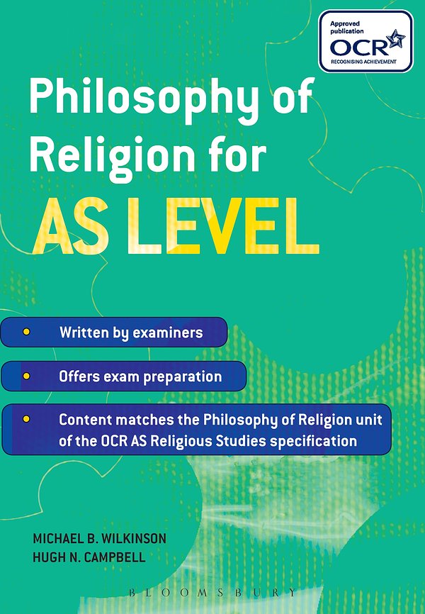 Cover Art for 9781847065407, Philosophy of Religion for AS Level by Michael B. Wilkinson