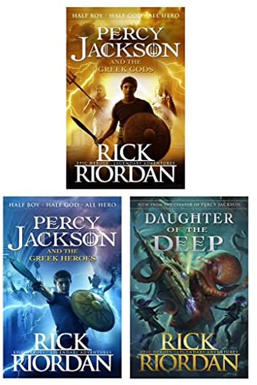 Cover Art for 9789124369804, Rick Riordan Collection 3 Books Set (Percy Jackson and the Greek Gods, Percy Jackson and the Greek Heroes & Daughter of the Deep) by Rick Riordan