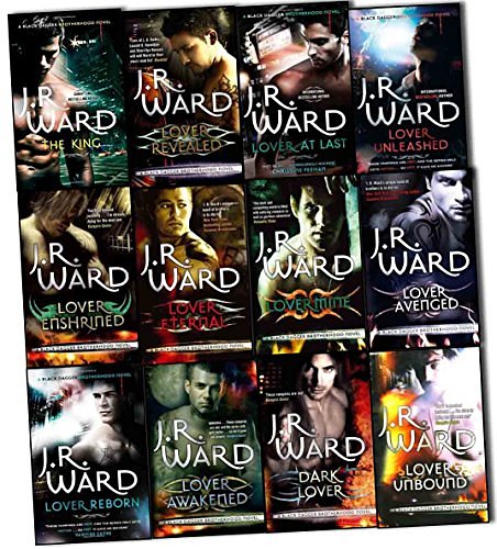 Cover Art for B00OJ80NLU, J. R. Ward Black Dagger Brotherhood Series 12 Books Collection Pack Set (Dark Lover, Lover Eternal, Lover Awakened, Lover Revealed, Lover Unbound, Lover Enshrined, Lover Mine, Lover Unleashed, Lover Reborn, Lover Avenged, Lover at Last, The King) by J. R. Ward