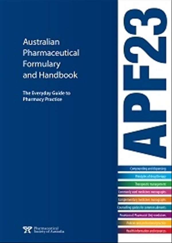 Australian Pharmaceutical Formulary and Handbook: Price Comparison on Booko