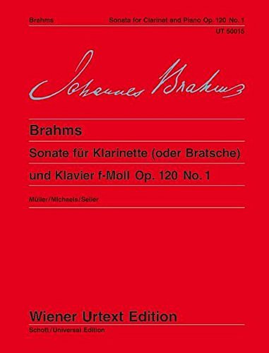 Cover Art for 9783850550147, Clarinet Sonata Op 120 No 1 F Minor Op 1 (Wiener Urtext) by Johannes Brahms