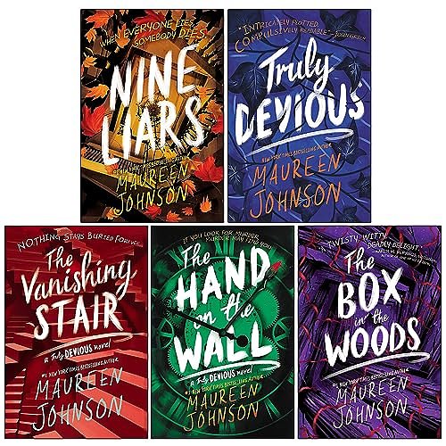 Cover Art for 9789124242527, Truly Devious Series 5 Books Collection Set By Maureen Johnson (Nine Liars, Truly Devious, The Vanishing Stair, The Hand on the Wall, The Box in the Woods) by Maureen Johnson