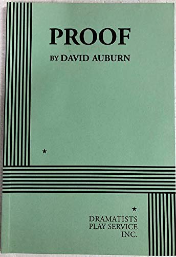 Cover Art for 9780822217824, Proof by David Auburn